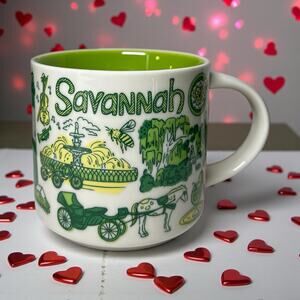 Starbucks Savannah Been There Mug 14 oz Coffee Cup New With Box NIB